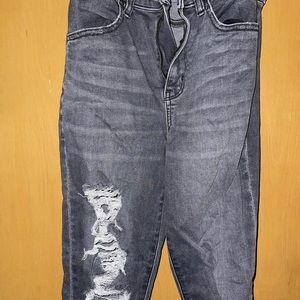 Grey American Eagle Super Stretch High Waisted Jeans